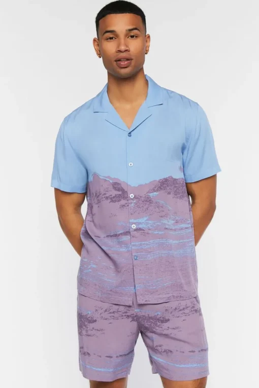 Desert Landscape Drawstring Shorts