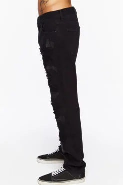 Destroyed Slim-Fit Jeans