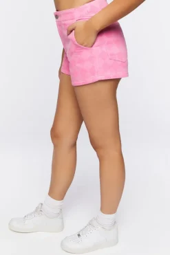 Diamond Print Corduroy Shorts