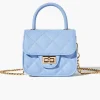 Diamond-Quilted Mini Crossbody Bag