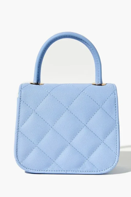 Diamond-Quilted Mini Crossbody Bag