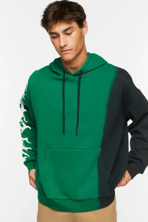 Dip-Dye After Dark Graphic Hoodie