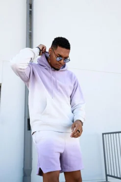 Dip-Dye Fleece Hoodie