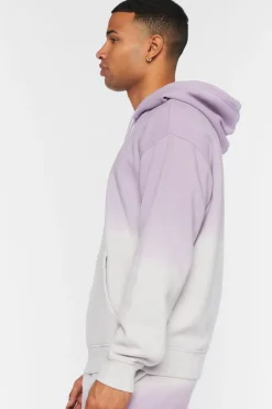 Dip-Dye Fleece Hoodie