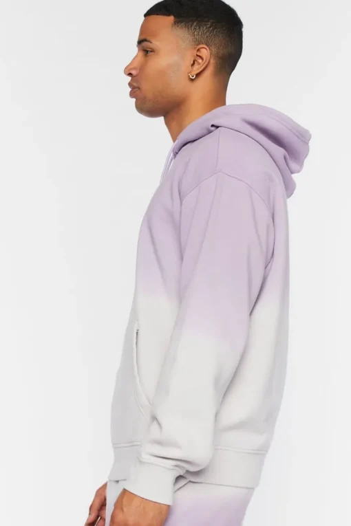 Dip-Dye Fleece Hoodie