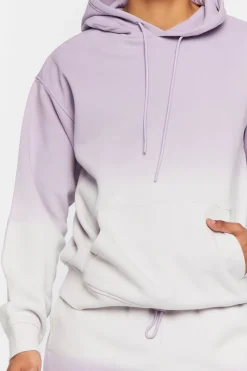 Dip-Dye Fleece Hoodie