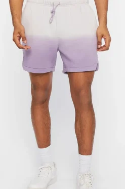 Dip-Dye Fleece Shorts