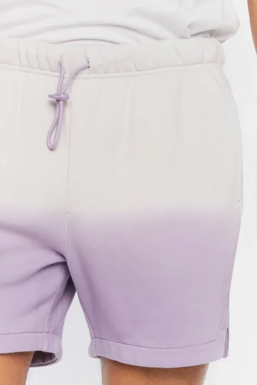 Dip-Dye Fleece Shorts