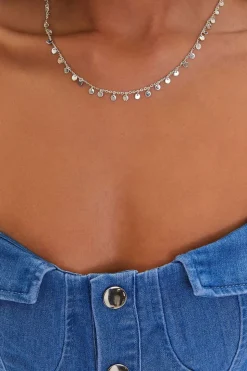 Disc Charm Necklace
