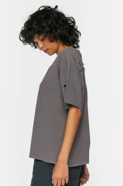 Distressed Crew Tee
