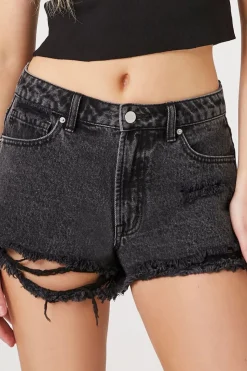 Distressed Denim Hot Shorts