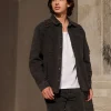 Distressed Long-Sleeve Shirt