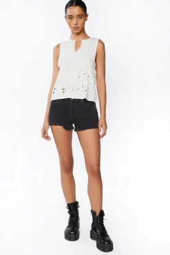 Distressed Muscle Tee