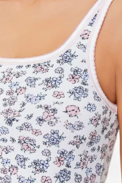 Ditsy Floral Pajama Tank Top