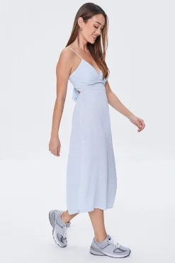 Ditsy Floral Tie-Back Dress