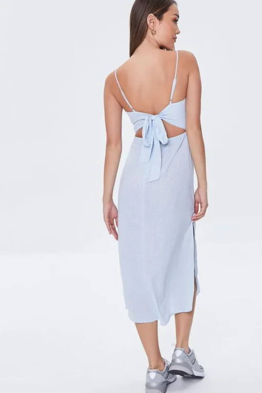 Ditsy Floral Tie-Back Dress
