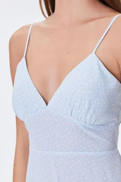 Ditsy Floral Tie-Back Dress