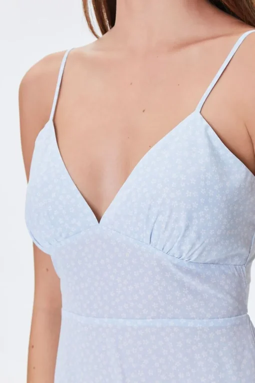 Ditsy Floral Tie-Back Dress
