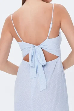 Ditsy Floral Tie-Back Dress