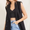 Double-Breasted Blazer Vest