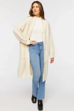 Double-Breasted Cardigan Sweater