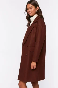 Double-Breasted Duster Coat