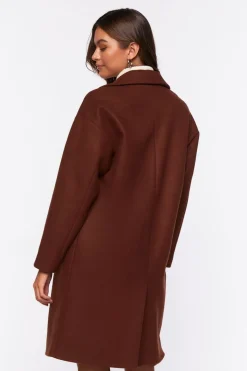 Double-Breasted Duster Coat