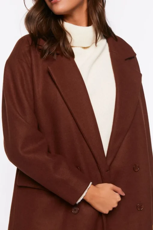 Double-Breasted Duster Coat