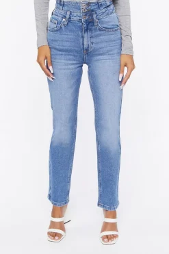 Double-Waisted Long Jeans