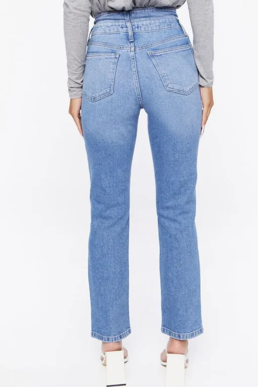 Double-Waisted Long Jeans