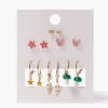 Dragonfly Stud & Drop Earring Set