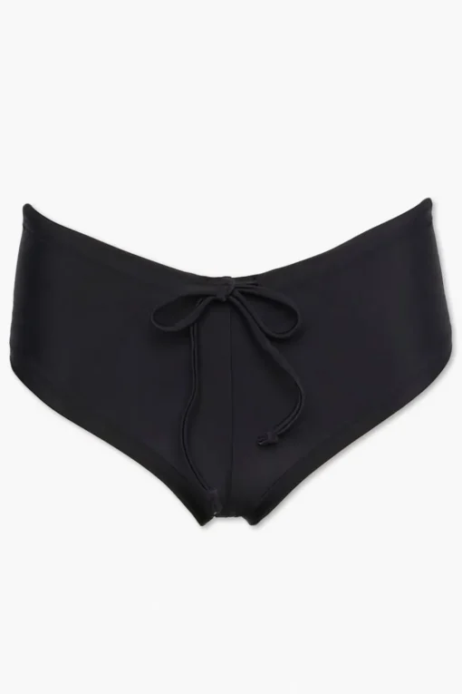 Drawstring Boyshort Bikini Bottoms