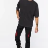 Drawstring Cargo Slim-Fit Pants