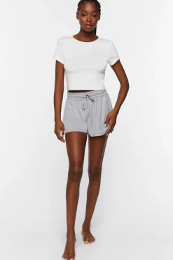 Drawstring Pajama Shorts
