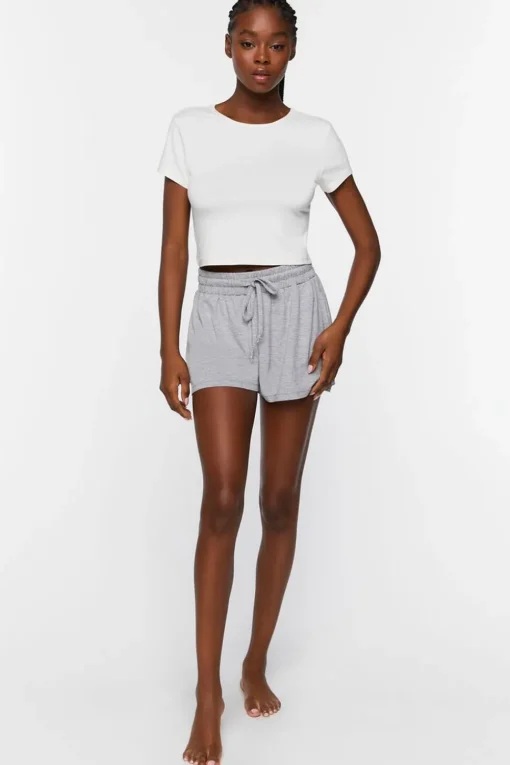 Drawstring Pajama Shorts
