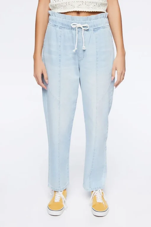 Drawstring Paperbag Jeans