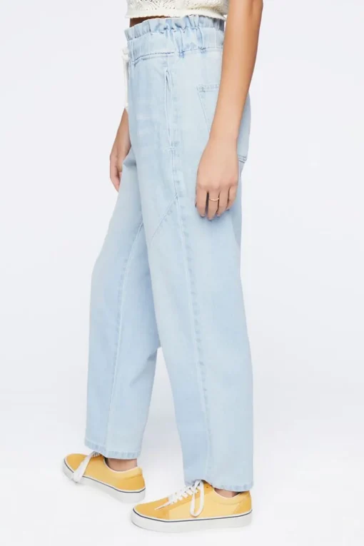 Drawstring Paperbag Jeans