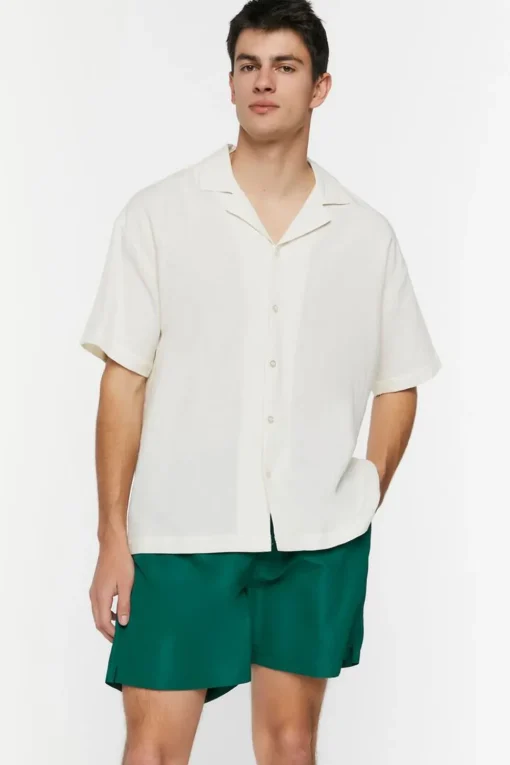 Drawstring Swim Trunks