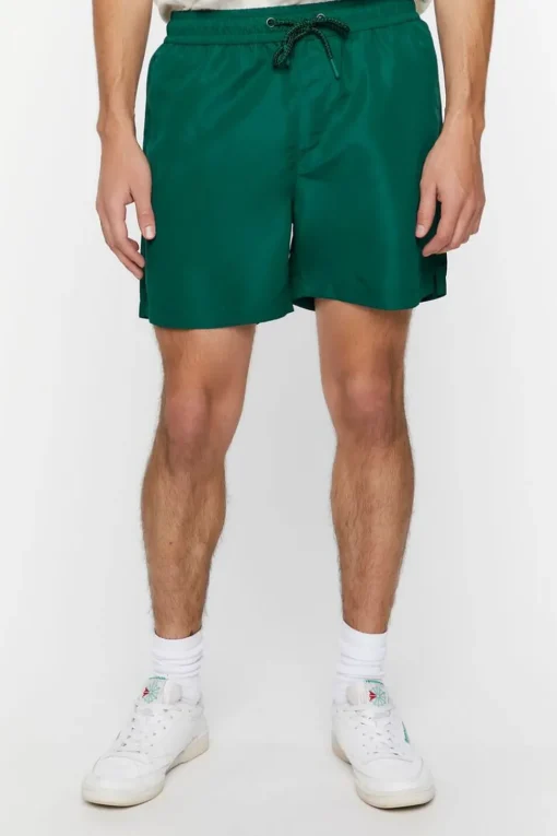 Drawstring Swim Trunks