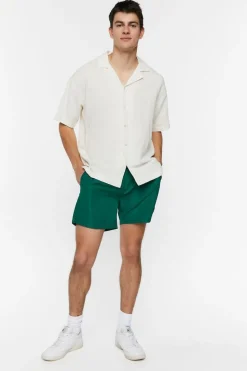 Drawstring Swim Trunks