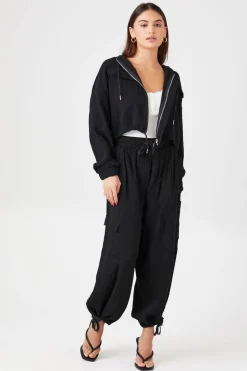 Drawstring Tie-Hem Joggers
