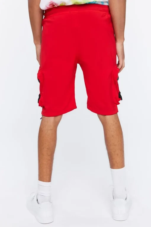Drawstring Utility Cargo Shorts