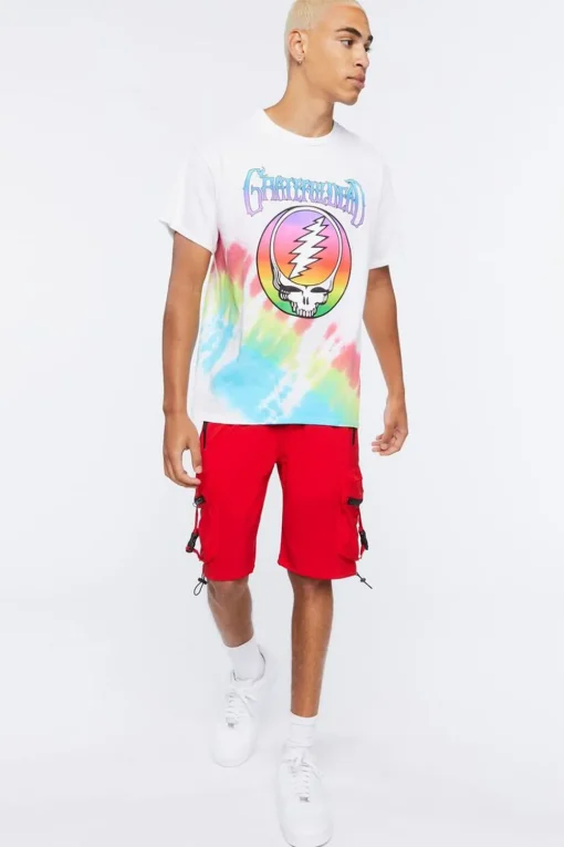 Drawstring Utility Cargo Shorts