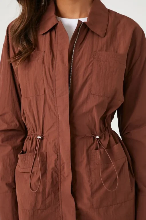 Drawstring Utility Jacket