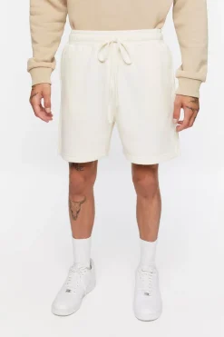Drawstring Vented-Hem Shorts