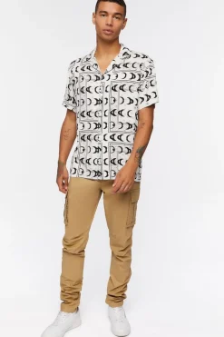 Drawstring Waist Cargo Joggers