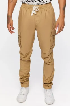 Drawstring Waist Cargo Joggers