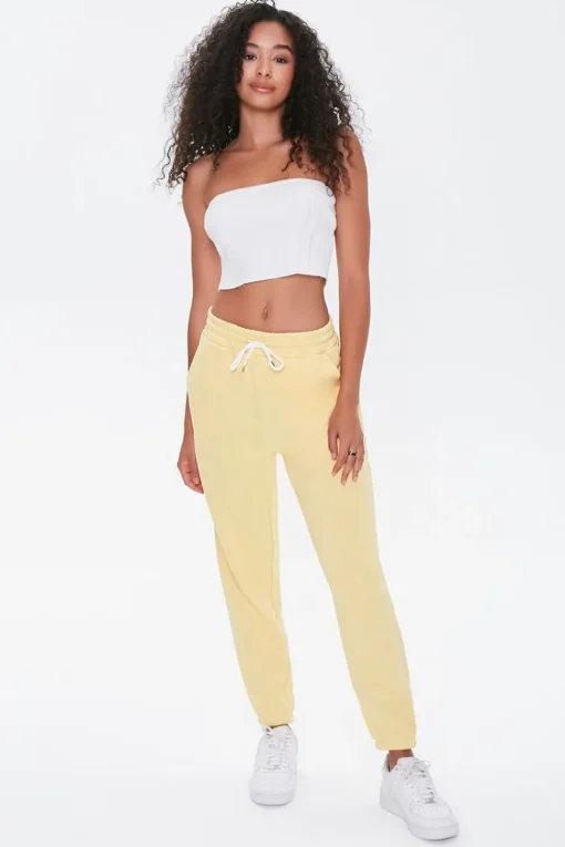 Drawstring Waist Joggers