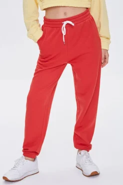 Drawstring Waist Joggers