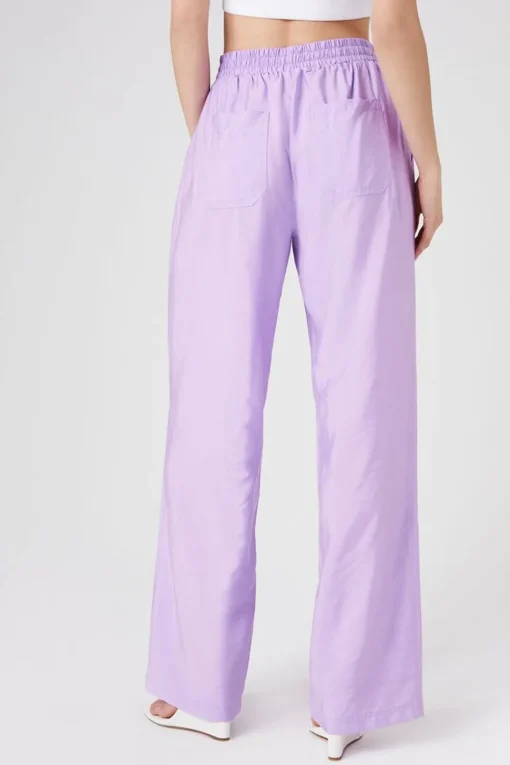 Drawstring Wide-Leg Pants